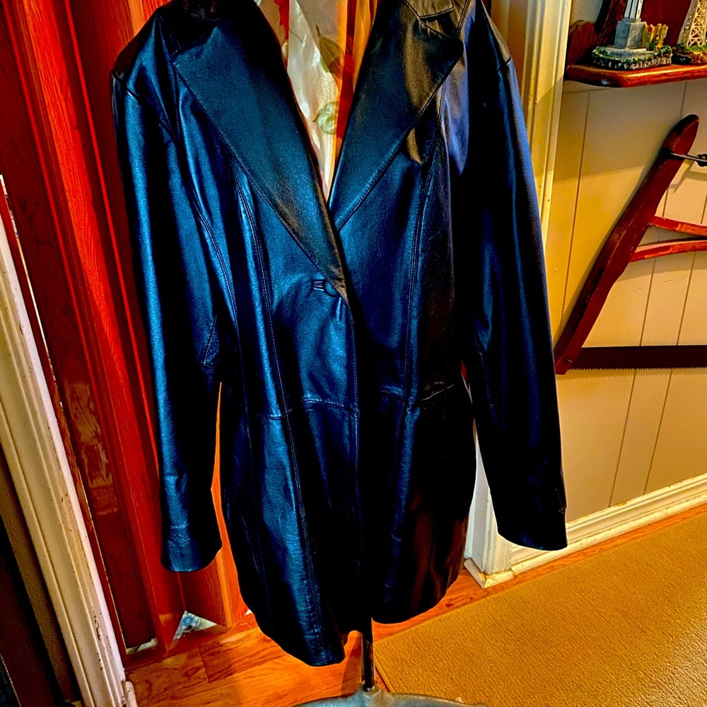 Woman’s 2X (18W/20W) 100% leather lining silk